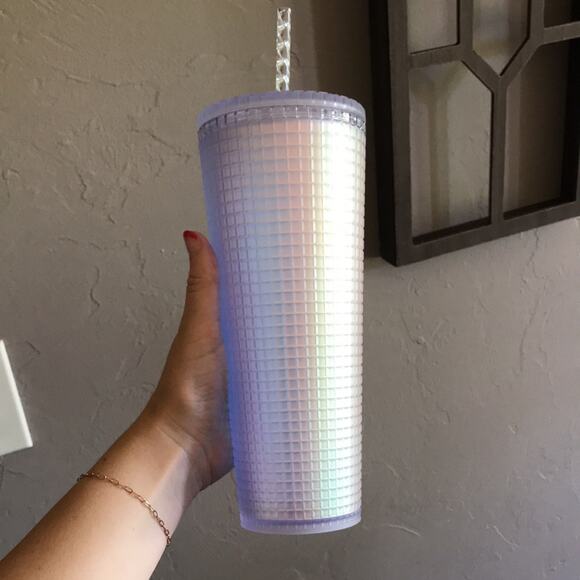 NWT Starbucks Iridescent Grid Tumbler - Picture 2 of 4